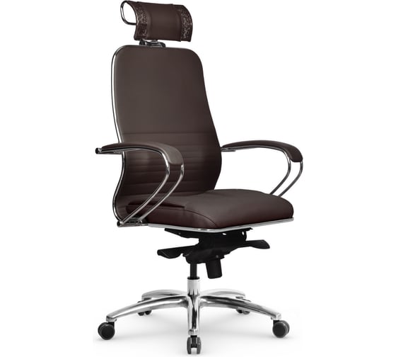 Кресло МЕТТА Samurai KL-2.04 Infinity Easy Clean Темно-коричневый z316035137