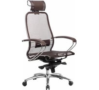 Кресло МЕТТА Samurai S-2.04 Infinity Easy Clean Темно-коричневый z509340670