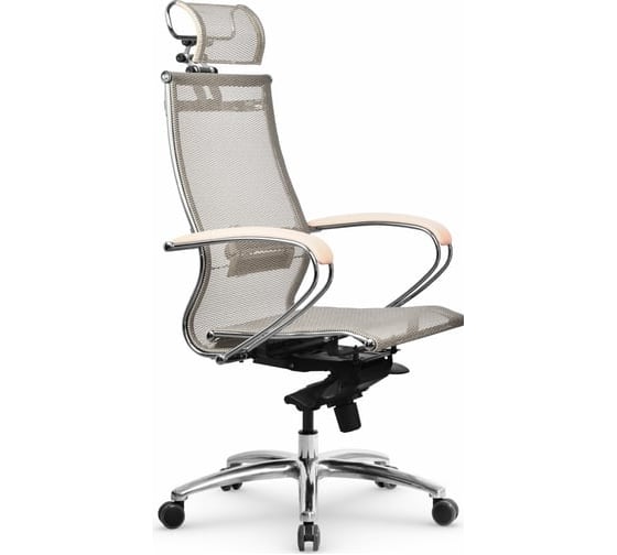 Кресло МЕТТА Samurai S-2.05 Infinity Easy Clean Молочный z316036103 1