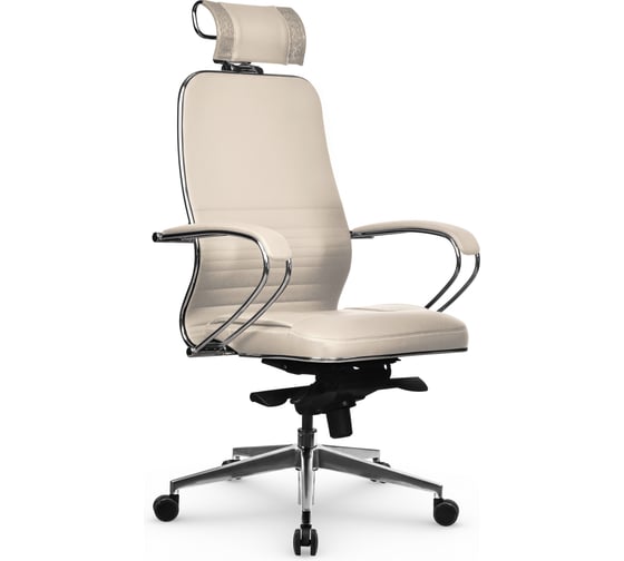 Кресло МЕТТА Samurai KL-2.041 Infinity Easy Clean Молочный z316035182 1