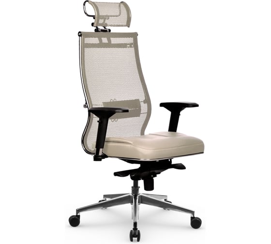 Кресло МЕТТА Samurai SL-3.051 Infinity Easy Clean Молочный z316037001