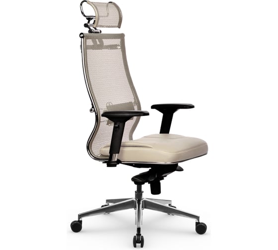 Кресло МЕТТА Samurai SL-3.051 Infinity Easy Clean Молочный z316037001
