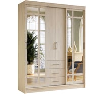 Шкаф-купе Арника комбинированный Маэстро, ясень белый 00-00015591