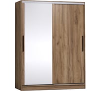 Шкаф-купе Арника с зеркалом Strike 1600 Дуб табачный Craft 00-00014157