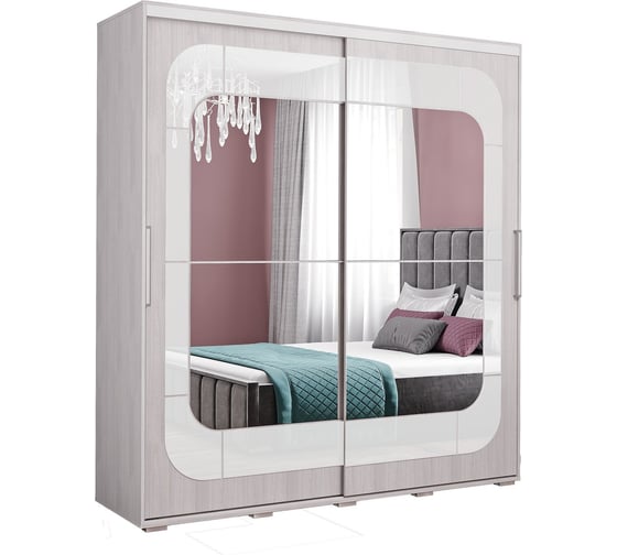 Шкаф-купе Арника с зеркалом Крафт-7 00-00024405