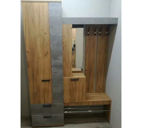 Прихожая Арника Трамп, крафт/бетон 00-00130892