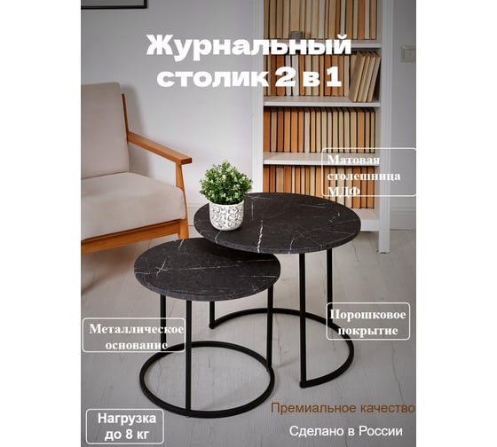 Комплект журнальных столиков Callisto mobili М001.0А59