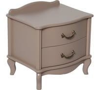 Тумбочка прикроватная WISSAR Джульетта 2 ящика, мокко 7999