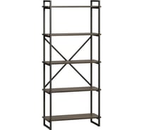 Стеллаж Loftyhome Бервин 4 серый 0300914