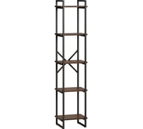 Стеллаж Loftyhome Бервин 3 коричневый 0300905