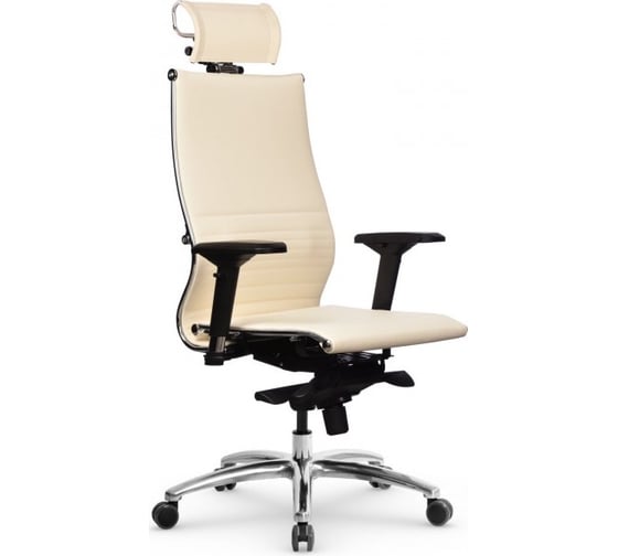 Кресло МЕТТА Samurai K-3.05 Infinity Easy Clean (Молочный) z509339506 1