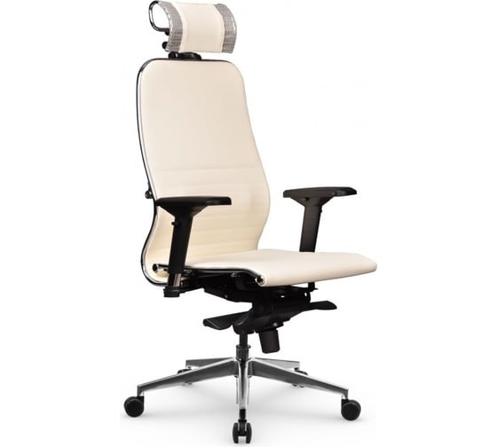 Кресло МЕТТА Samurai K-3.041 Infinity Easy Clean (Молочный) z316034468 1