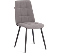 Стул обеденный Tetchair Asti флок, 47x54x86, серый, 29 24293