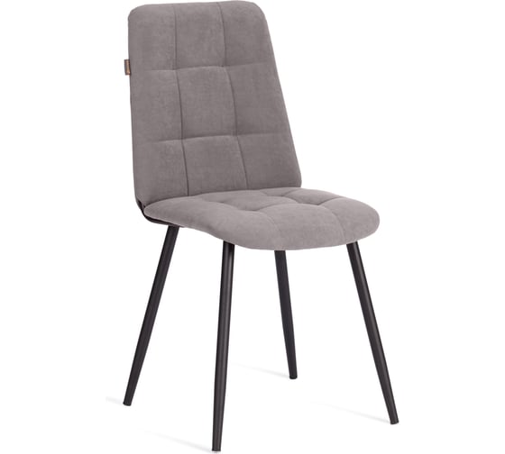 Стул обеденный Tetchair Asti флок, 47x54x86, серый, 29 24293