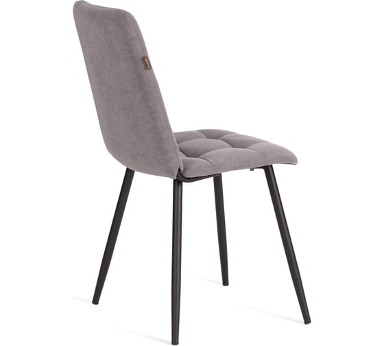 Стул обеденный Tetchair Asti флок, 47x54x86, серый, 29 24293