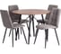 Стул обеденный Tetchair Asti флок, 47x54x86, серый, 29 24293 2