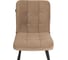 Стул обеденный Tetchair Medeo велюр, 47x56x89, бежевый/черный, (Porsche 5) 21849 7