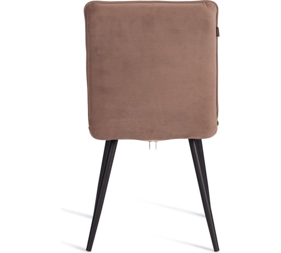 Стул обеденный Tetchair Sweet велюр, 46x55x88, бежевый/черный, (Porsche 5) 21844