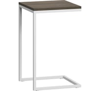 Приставной стол Loftyhome Бервин серый с белым основанием 0938975