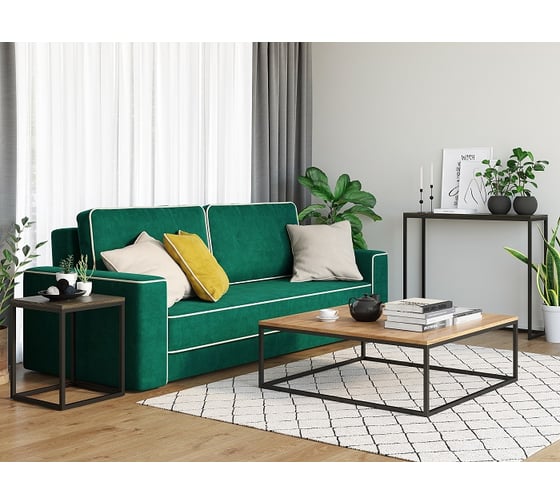 Консольный стол Loftyhome Бервин серый 0294164