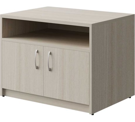 Тумба для оргтехники Альянс мебель АЛЬТЕРНАТИВА 800x600x600 АТ-10 Ясень шимо светлый