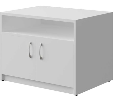 Тумба для оргтехники Альянс мебель АЛЬТЕРНАТИВА 800x600x600 АТ-10 Белый