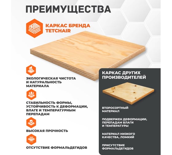 Кресло Tetchair PILOT (24) флок/ткань, черный/черный/красный, 35/TW-08/TW-11 24354