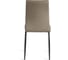 Комплект стульев Tetchair 4 шт. CAPRI (mod. BC565-DC) металл, флок, 43x53x92 см, Dark grey (темно-серый) HLR24 / черный 21261 7