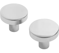 Мебельная ручка-кнопка StahlBuro AP2401 2 шт., CP хром 16793