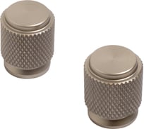 Мебельная ручка-кнопка StahlBuro AP2706 2 шт., SN сатин 16745