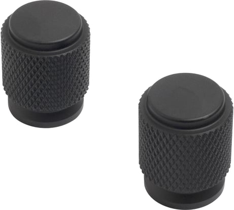 Мебельная ручка-кнопка StahlBuro AP2706 2 шт., BL матовый черный 16742