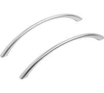 Ручка-скоба мебельная StahlBuro A204-96 2 шт, SC матовый хром 16633