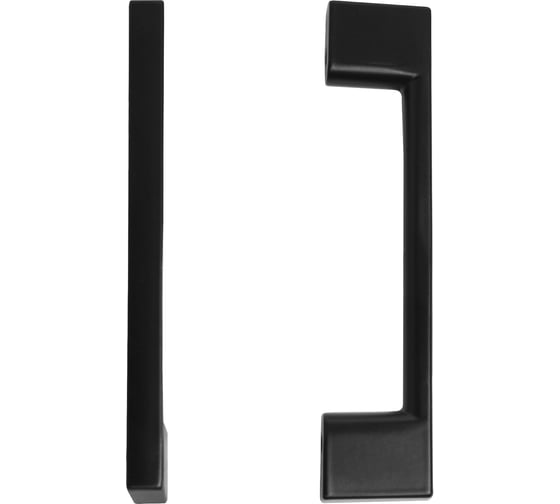 Ручка-скоба мебельная StahlBuro A302-96 2 шт, BL матовый черный 16667
