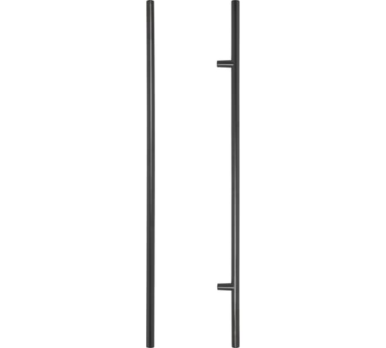 Ручка-скоба мебельная StahlBuro A8925-320 2 шт, BL матовый черный 16646