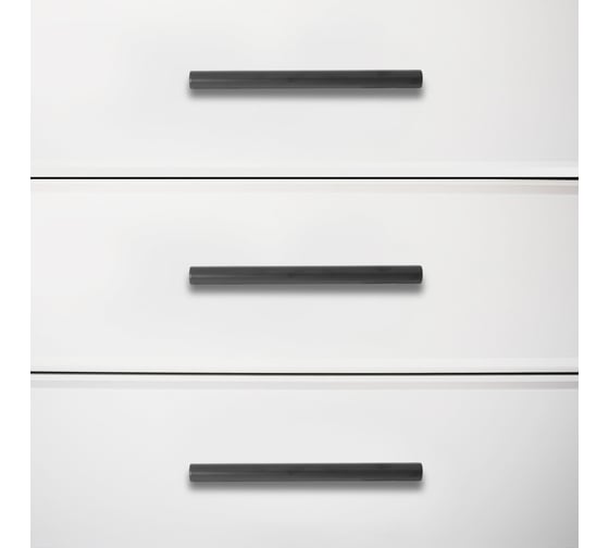 Ручка-скоба мебельная StahlBuro A8925-96 2 шт, BL матовый черный 16644