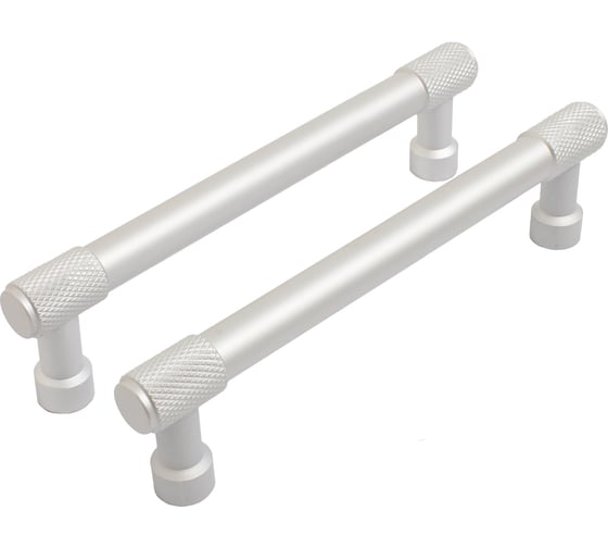 Ручка-скоба мебельная StahlBuro AP2307-128 2 шт, W матовый белый хром 16728