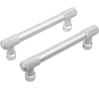 Ручка-скоба мебельная StahlBuro AP2307-96 2 шт, W матовый белый хром 16723