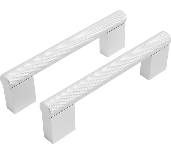 Ручка-скоба мебельная StahlBuro AP2315-96 2 шт, W матовый белый хром 16736