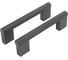 Ручка-скоба мебельная StahlBuro AP2315-96 2 шт, BL матовый черный 16735 1