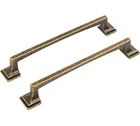 Ручка-скоба мебельная StahlBuro C2525-96 2 шт, AB состаренная бронза 16621