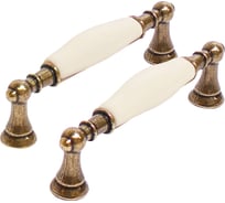 Ручка-скоба мебельная StahlBuro C2499-96 2 шт, AB состаренная бронза 16608