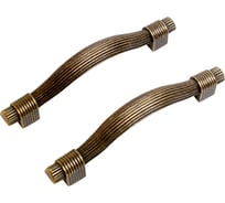 Ручка-скоба мебельная StahlBuro C2520-96 2 шт, AB состаренная бронза 16616