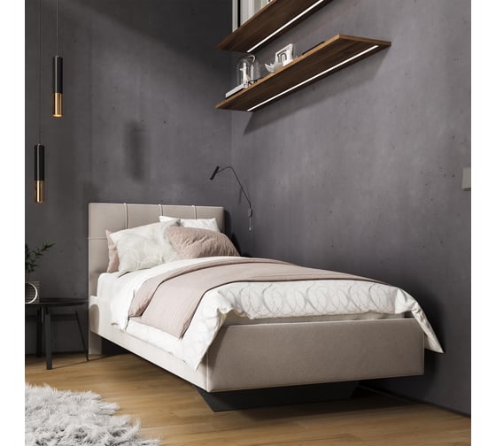 Кровать ТриЯ Моника (800) Тип 1 велюр ultra cashmere 263358