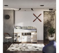 Кровать комбинированная ТриЯ Немо дуб сонома/белый (без рисунка) 263365