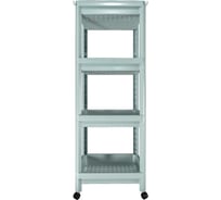 Этажерка HOMSU Provence 4 яруса на съемных колесиках HOM-1137