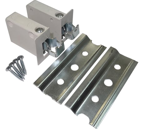 Комплект для навески шкафов Левша 125 кг белый У8-8612.Б