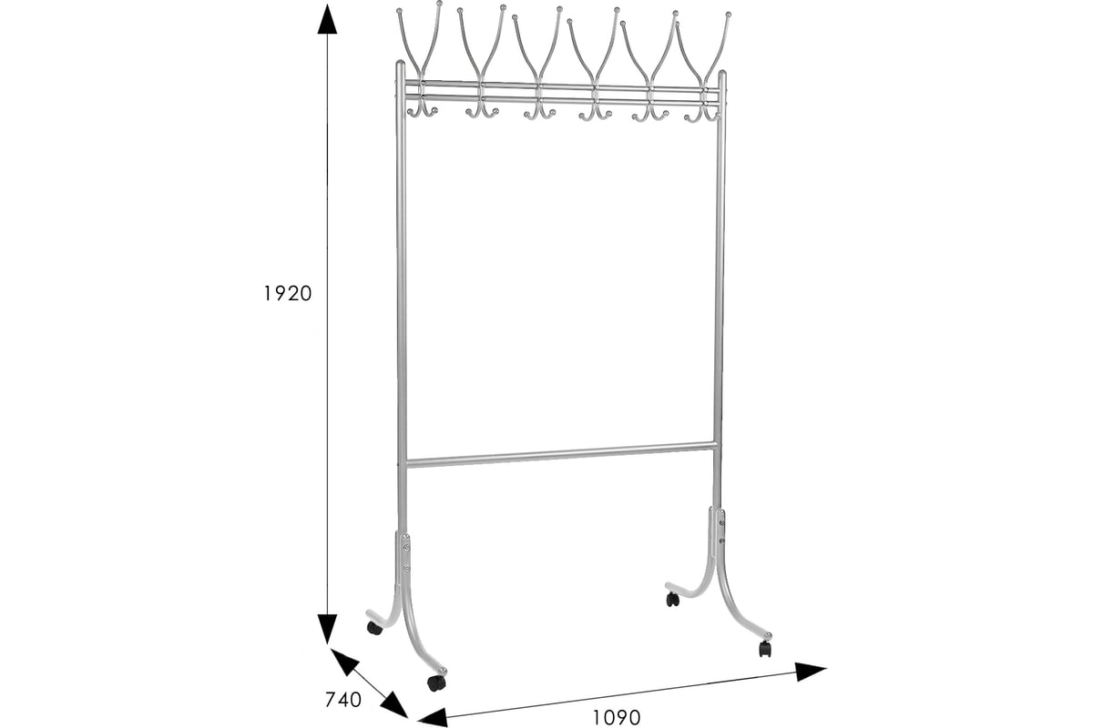 Вешалка на колесах фото