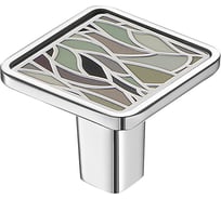 Ручка-кнопка KERRON хром, JUNGLE KA3-000JG11-CR