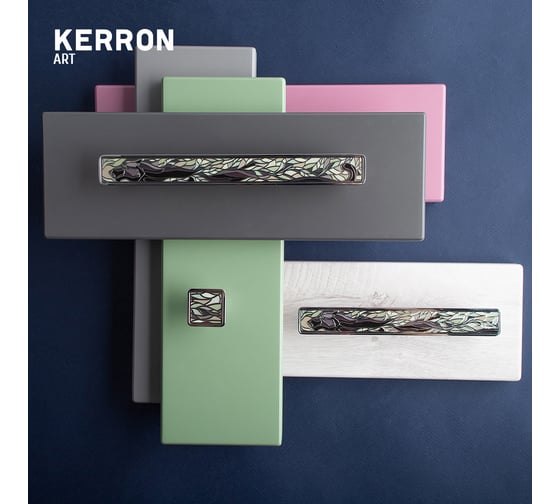 Ручка-кнопка KERRON хром, JUNGLE KA3-000JG11-CR