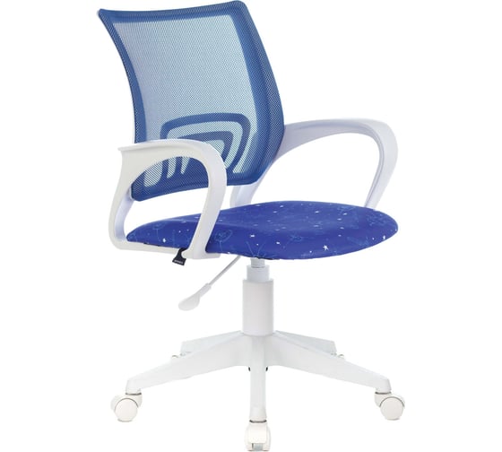 Компьютерное офисное кресло BRABIX Fly MG-396W, с подлокотниками, сетка, 532405